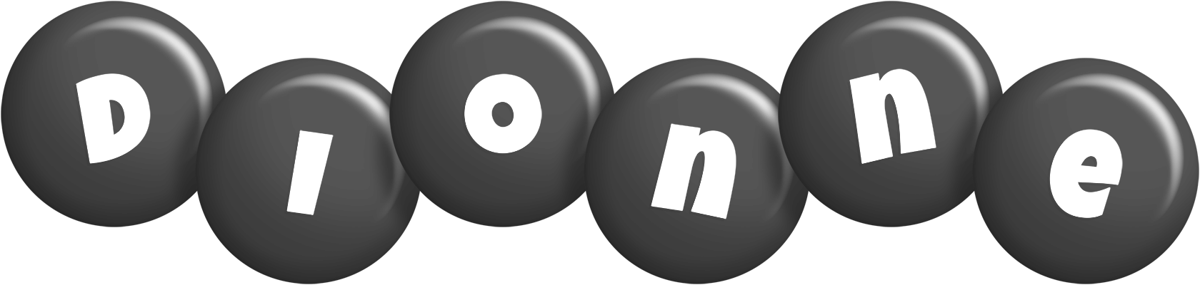 Dionne candy-black logo