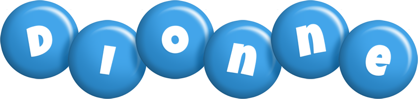 Dionne candy-blue logo