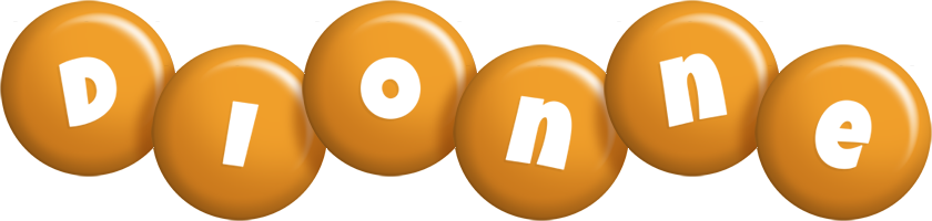 Dionne candy-orange logo