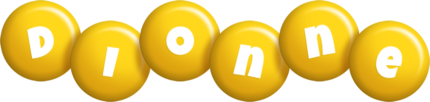 Dionne candy-yellow logo