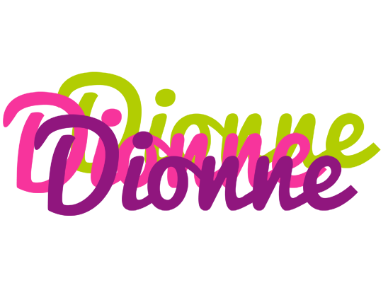 Dionne flowers logo