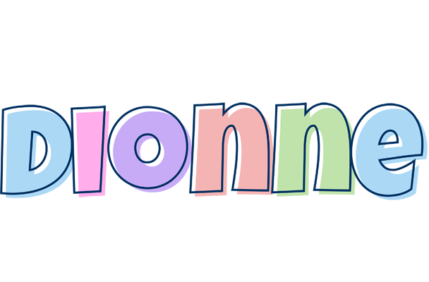 Dionne pastel logo