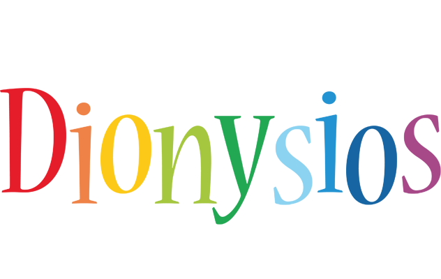 Dionysios birthday logo