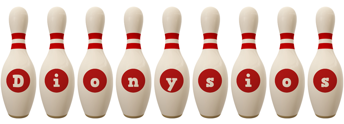 Dionysios bowling-pin logo
