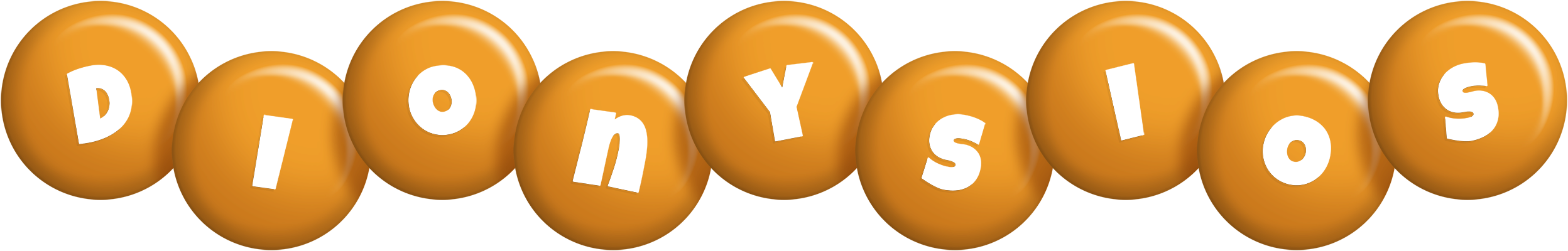Dionysios candy-orange logo