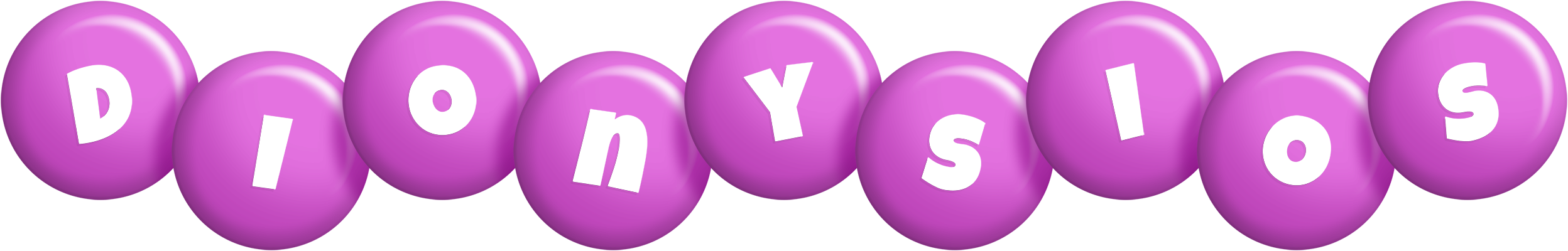 Dionysios candy-purple logo