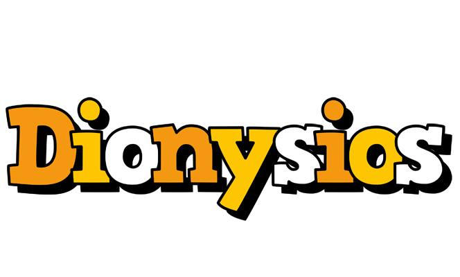Dionysios cartoon logo