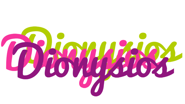 Dionysios flowers logo