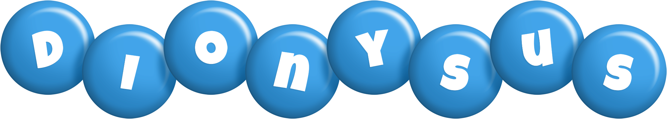 Dionysus candy-blue logo