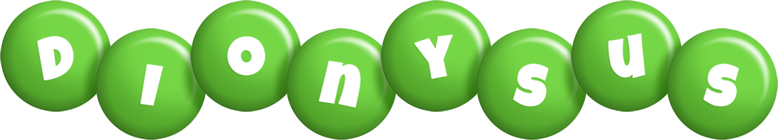 Dionysus candy-green logo