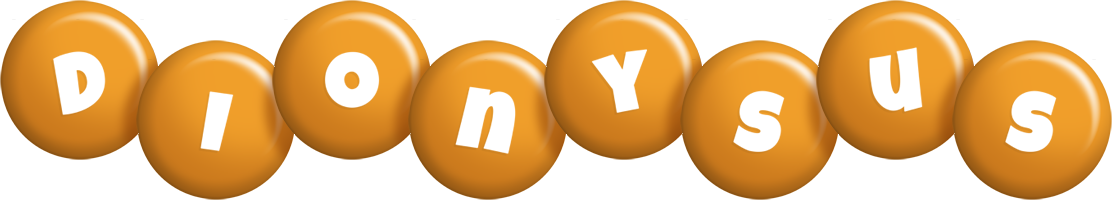 Dionysus candy-orange logo