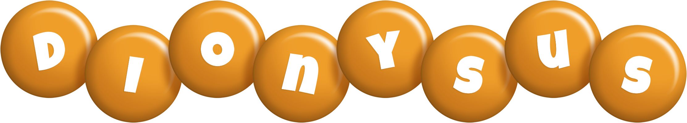 Dionysus candy-orange logo