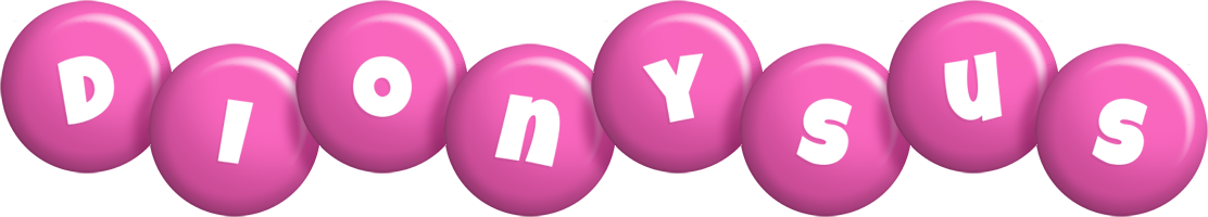 Dionysus candy-pink logo