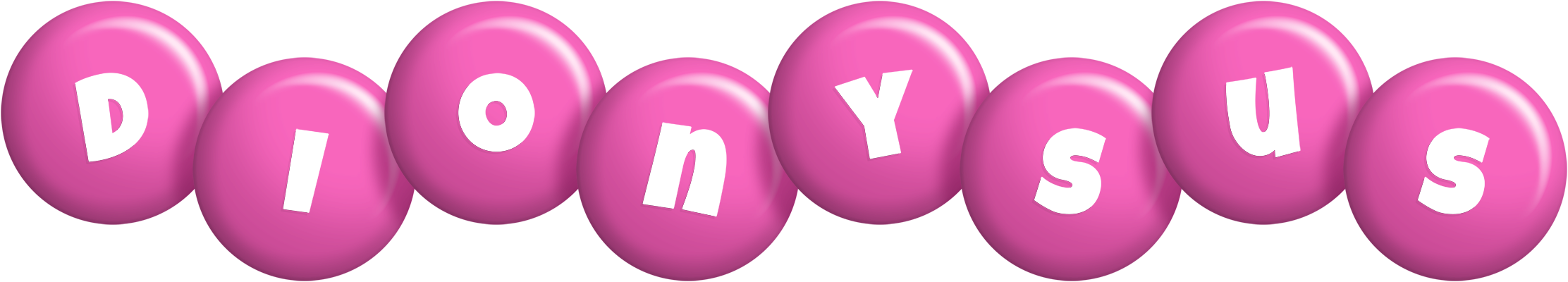 Dionysus candy-pink logo