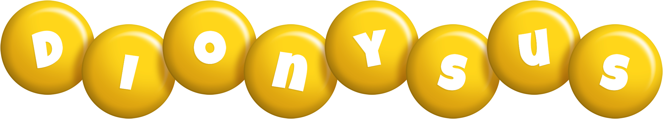 Dionysus candy-yellow logo