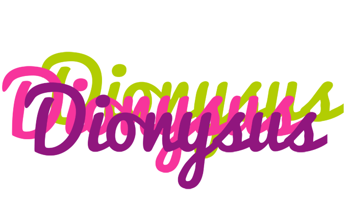 Dionysus flowers logo