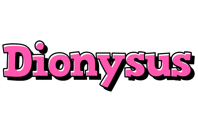 Dionysus girlish logo