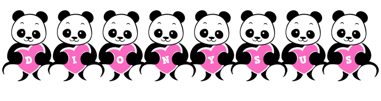 Dionysus love-panda logo