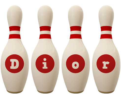 Dior bowling-pin logo