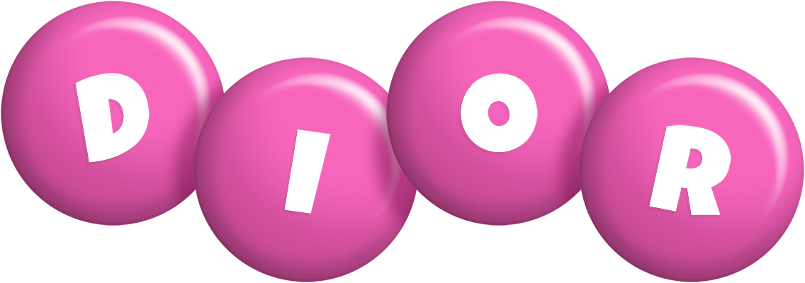 Dior candy-pink logo