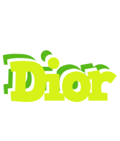 Dior citrus logo