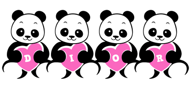 Dior love-panda logo