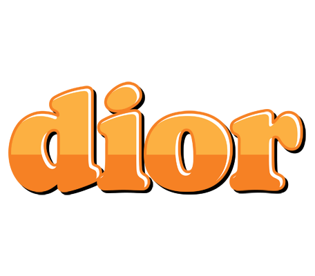 Dior orange logo