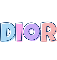 Dior pastel logo