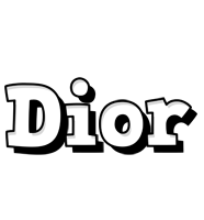 Dior snowing logo