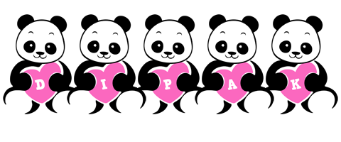 Dipak love-panda logo