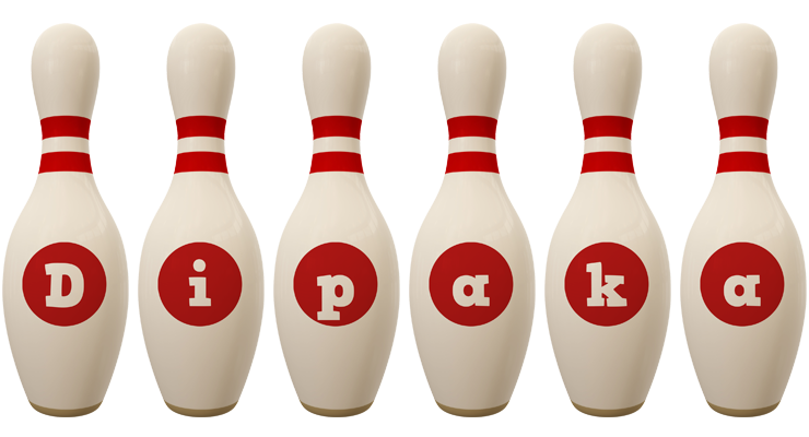 Dipaka bowling-pin logo
