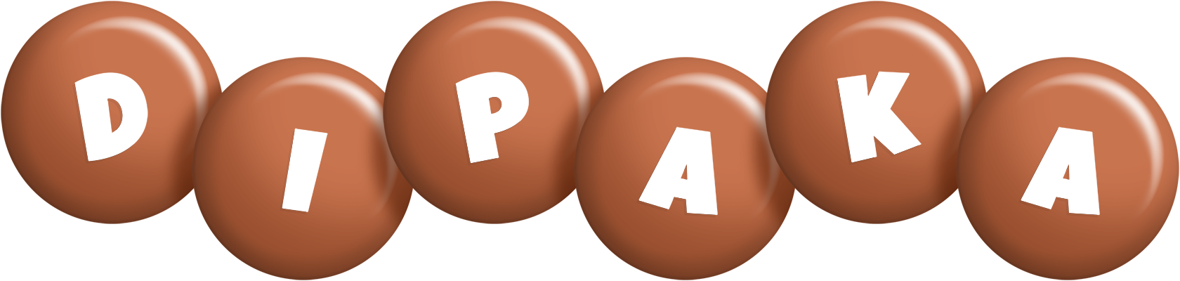Dipaka candy-brown logo