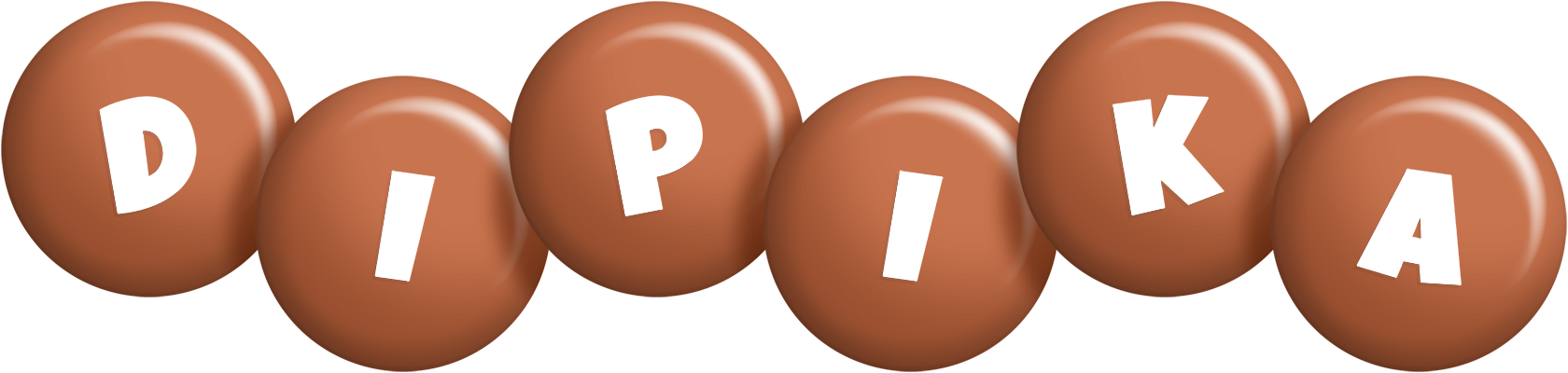 Dipika candy-brown logo