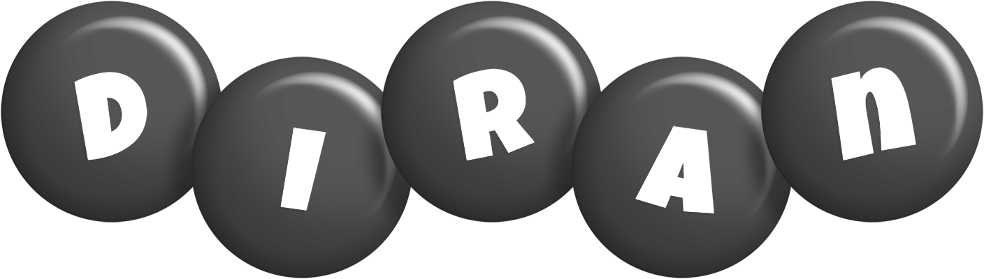Diran candy-black logo