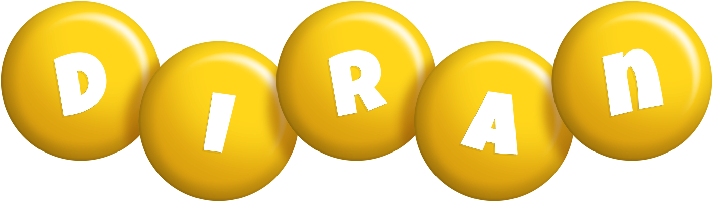 Diran candy-yellow logo