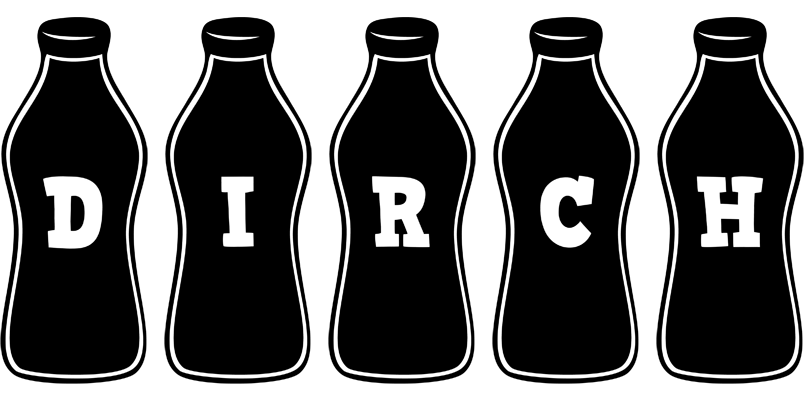 Dirch bottle logo