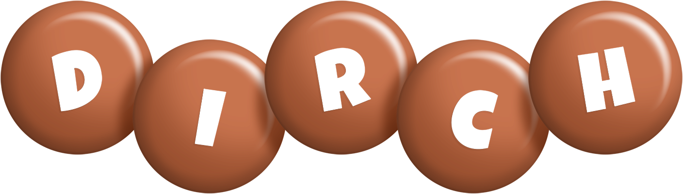 Dirch candy-brown logo