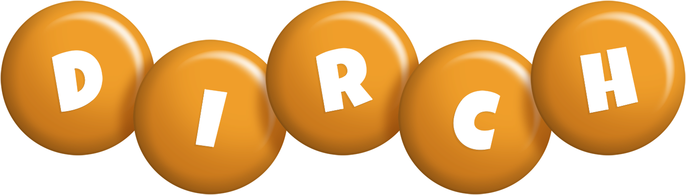 Dirch candy-orange logo