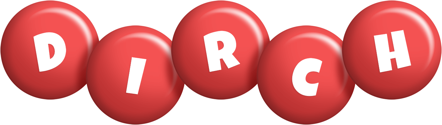 Dirch candy-red logo