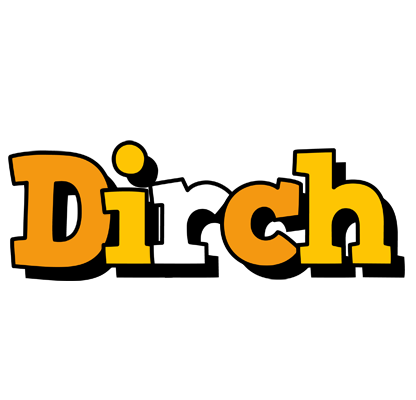 Dirch cartoon logo