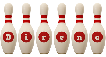 Direnc bowling-pin logo
