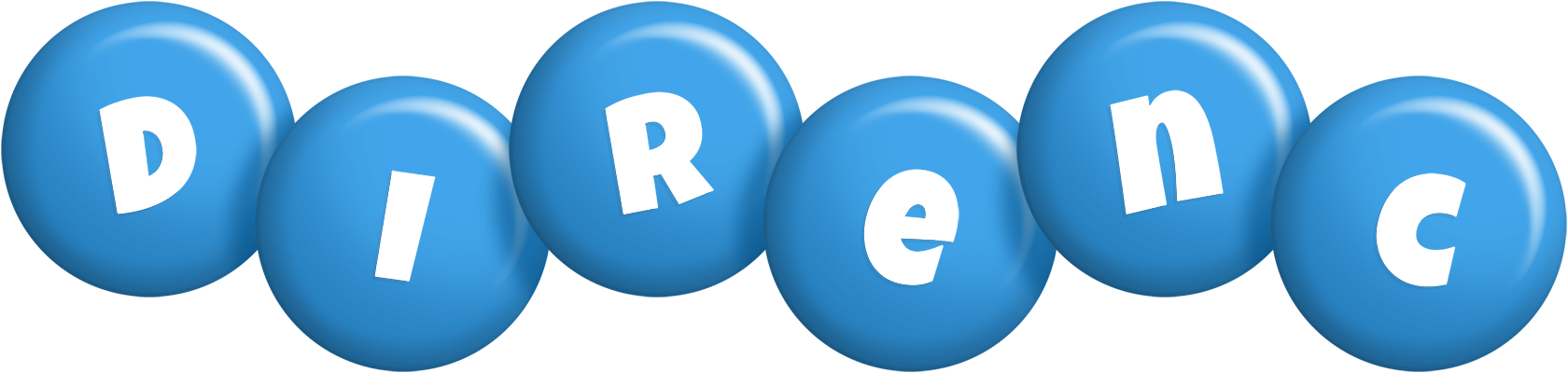 Direnc candy-blue logo
