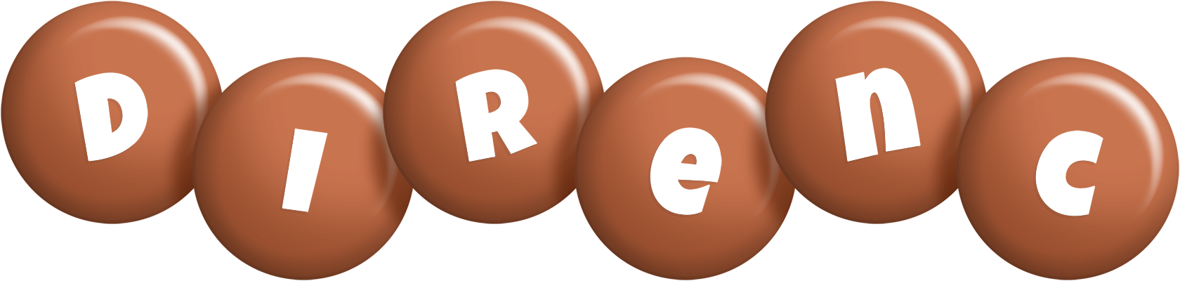 Direnc candy-brown logo