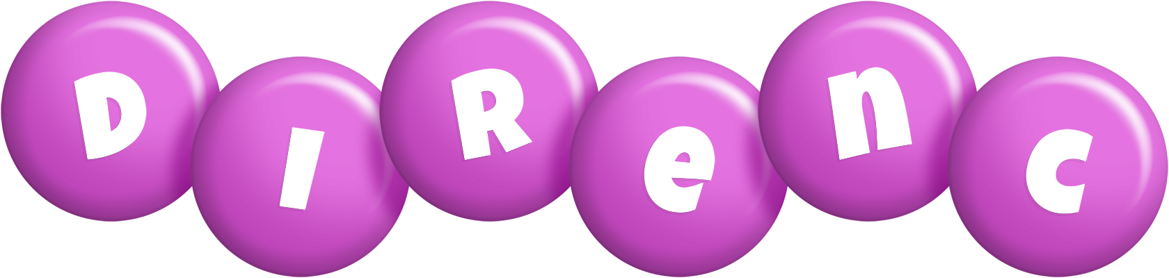 Direnc candy-purple logo