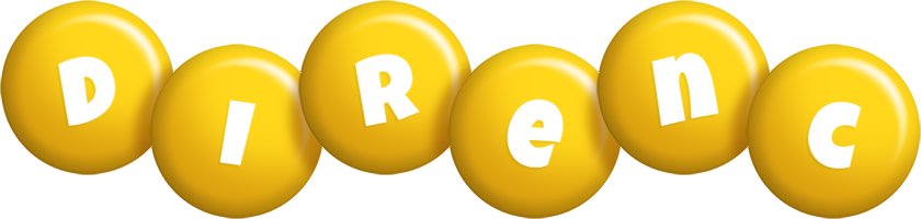 Direnc candy-yellow logo