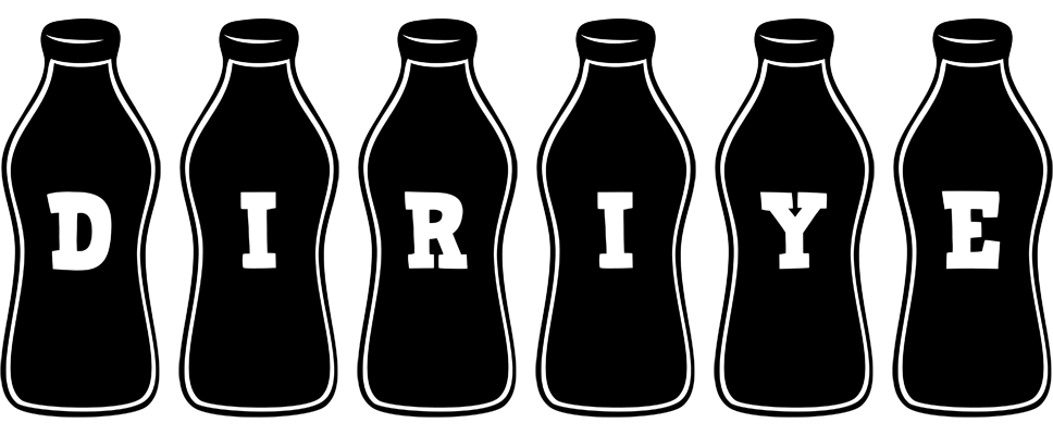 Diriye bottle logo
