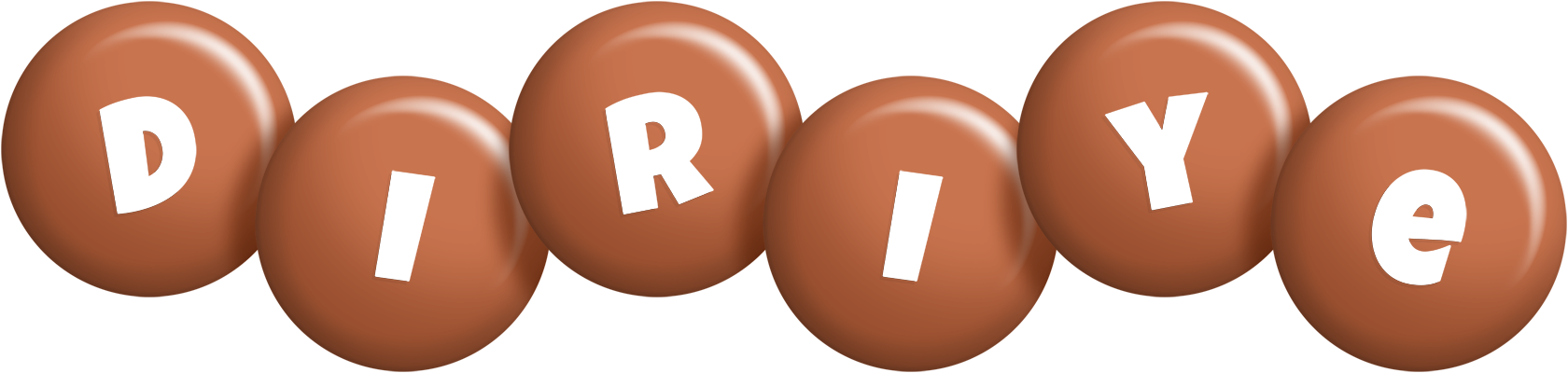 Diriye candy-brown logo