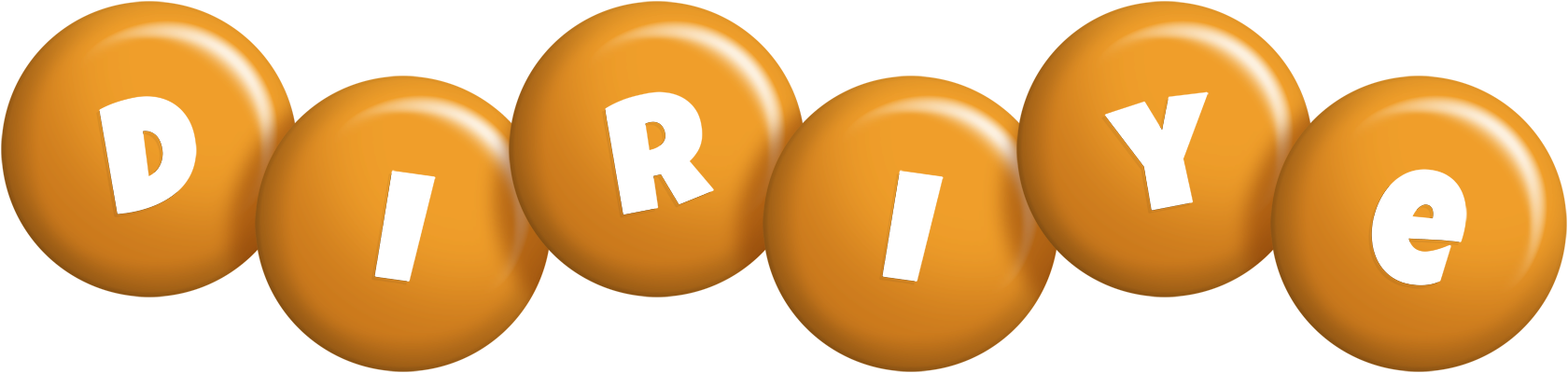 Diriye candy-orange logo