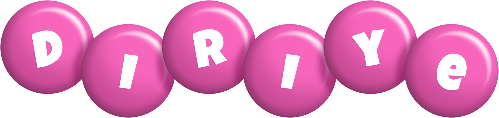 Diriye candy-pink logo