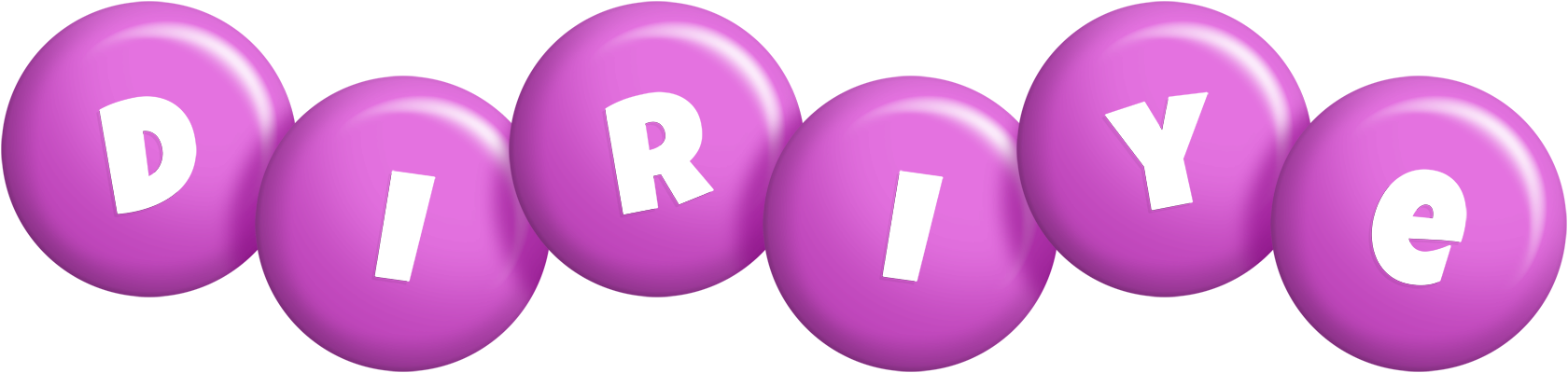 Diriye candy-purple logo